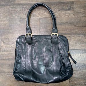 Latico NJ USA Two Handle Leather Bag
